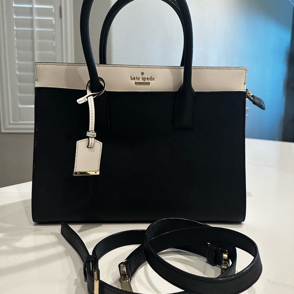 Kate Spade Leather Black & White Purse - Picture 3 of 13